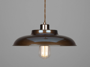 TELAL MINIMALIST FACTORY PENDANT - Brass pendant lamp by mullan lighting - view 2
